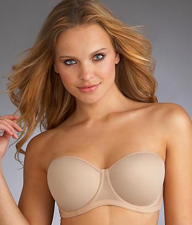 NWT Le Mystere 32DDD Soiree Strapless Convertible Bra 9756 Beige 129864