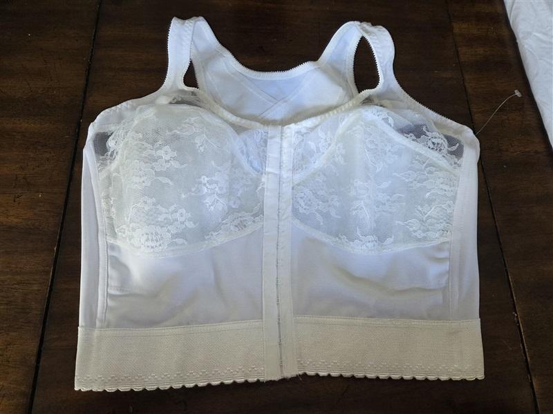 NWOT Cortland Intimates 40DD Back Support Longline Bra 9603 White 129865
