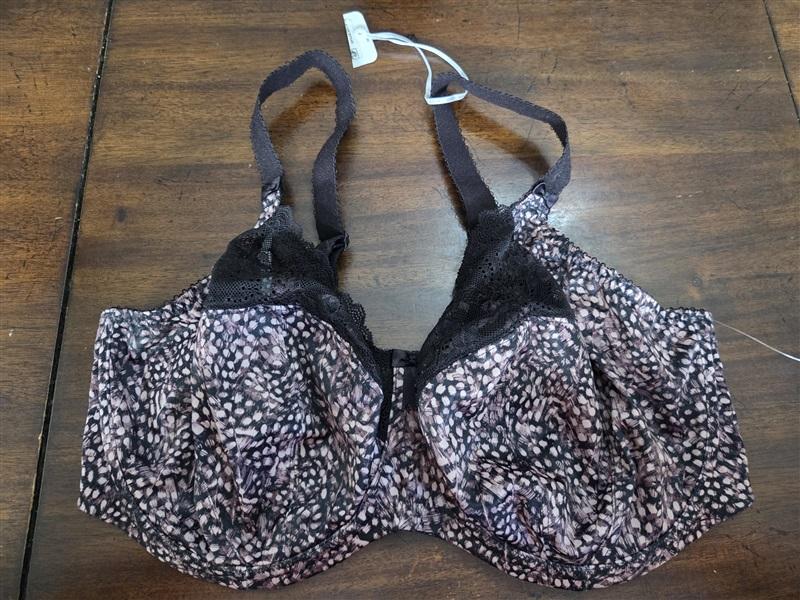 NWPT Elomi 34I USA Morgan 3 Part Bra EL4110 Brown Dot 129873