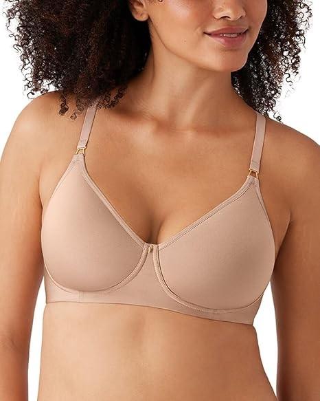 NWOT Wacoal 36DD Simply Done Seamless Wire Free T-Shirt Bra Beige 129878