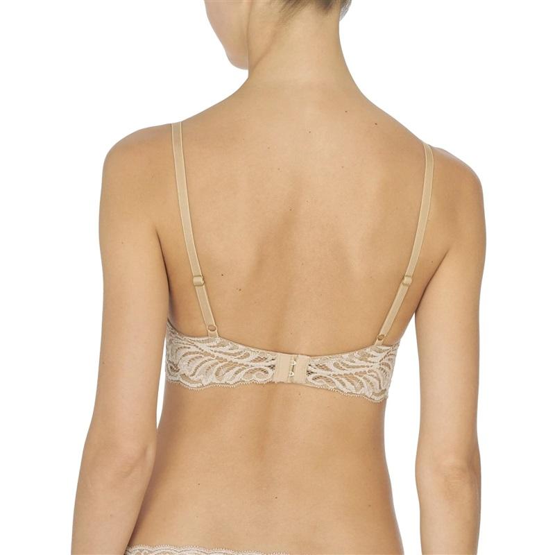 NWOT Natori 34D Feathers Lace Plunge Nursing T-Shirt Bra 730023M 129880