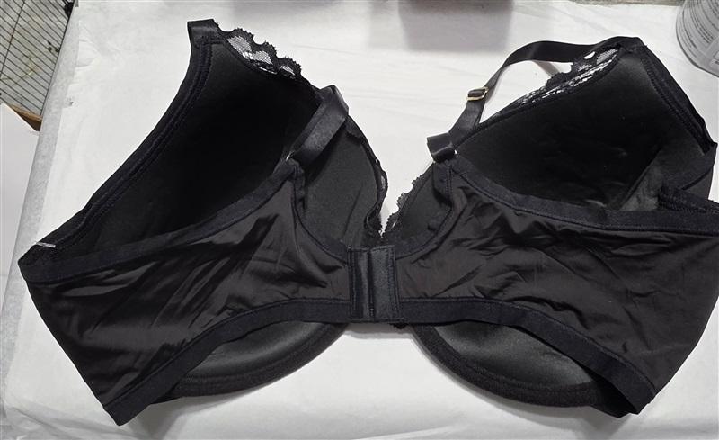 NWOT Natori 38DD Hidden Glamour Bra 736044 Black 129904