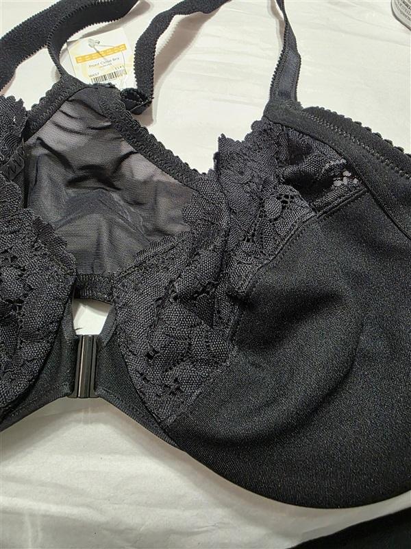 NWT DELIMIRA 38C Front Closure Full Coverage Lace Underwire Racerback Bra 129915