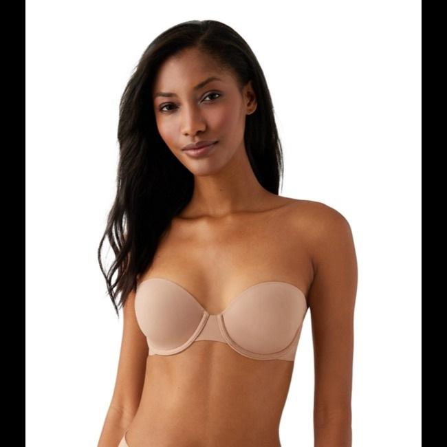 NWOTD Wacoal 36D COMFORT FIRST STRAPLESS 854339 Beige 129920