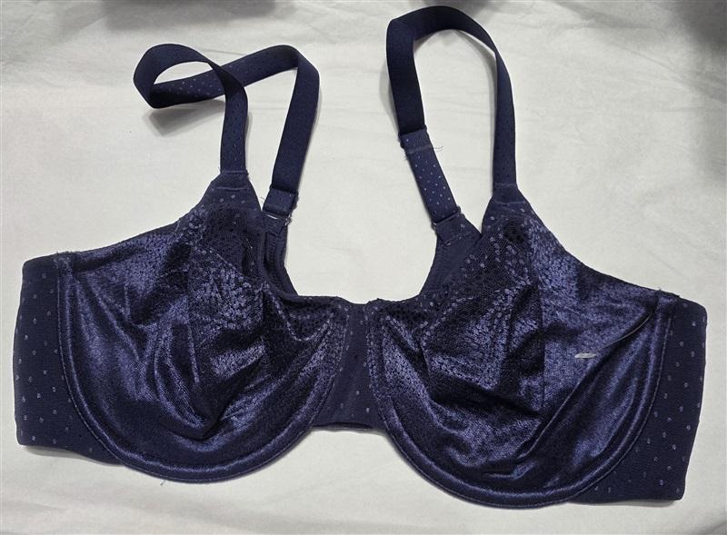 NWOT Wacoal 38D Back Appeal Underwire Bra 855303 Blue 129925