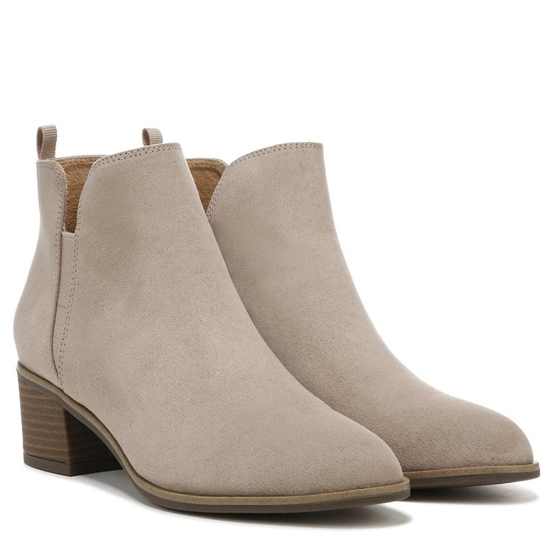 NWOT Dr Scholls 10 Teammate Stretch Faux Suede Ankle Booties Boots 129944