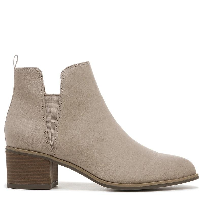 NWOT Dr Scholls 10 Teammate Stretch Faux Suede Ankle Booties Boots 129944