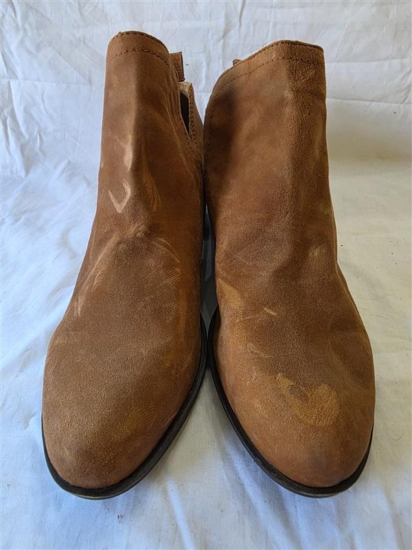NWOT Lucky Brand 11 Suede Brown Bollo Booties 129947