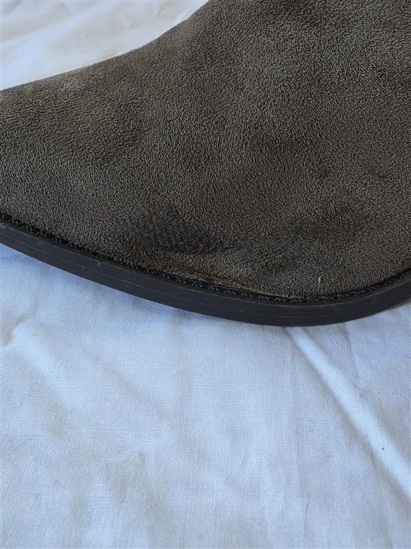NWOT Dolce Vita 8 Oster Western Ankle Boots Gray Suede 129950