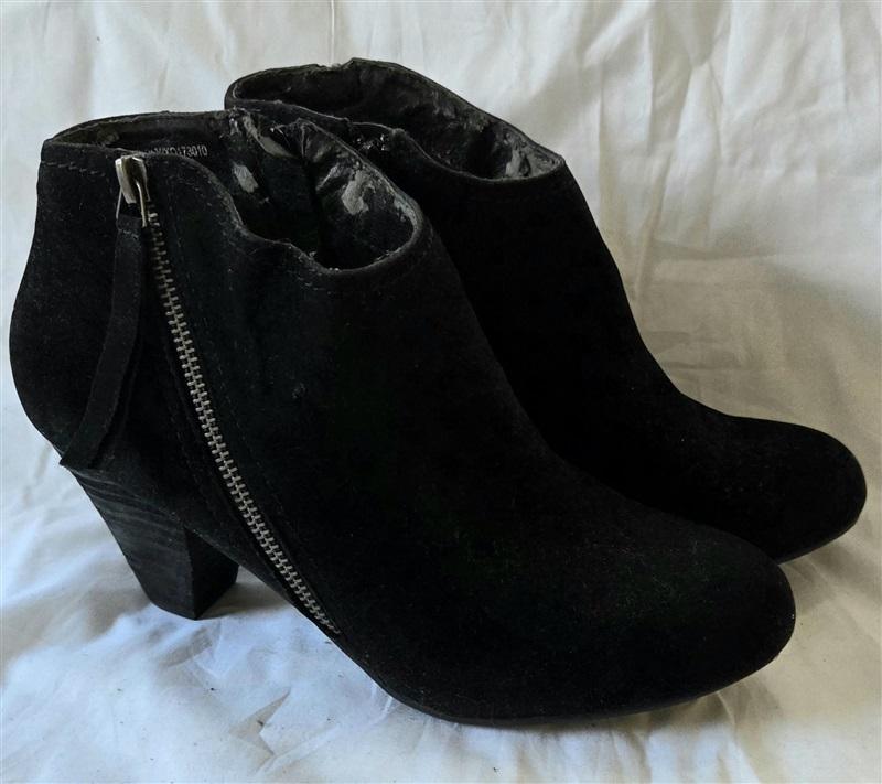 NWOTD Roxy 7 Pointed Toe Xnimay Heeled Ankle Booties Black 129958