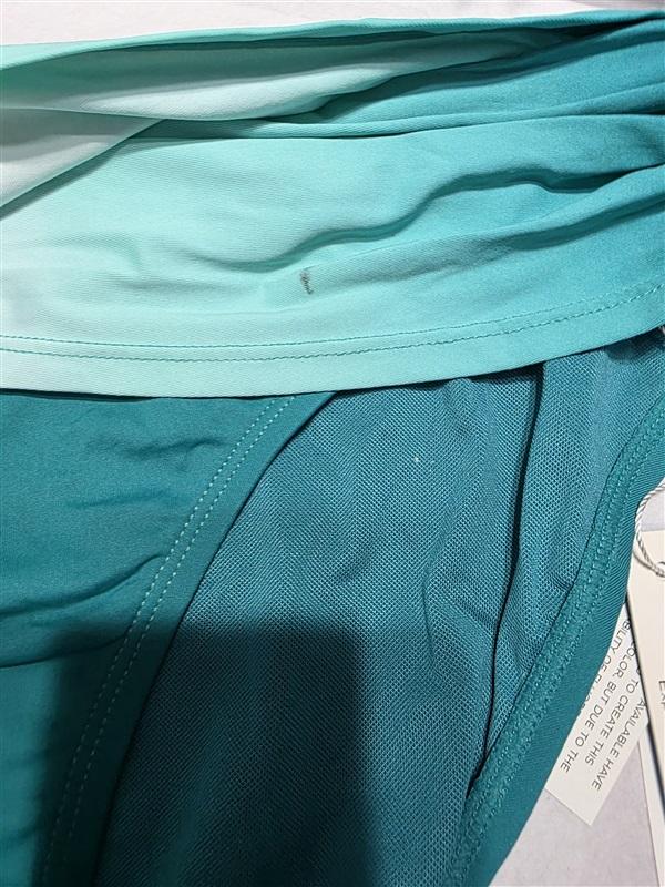 NWTD Bleu Rod Beattie Sea Dive SZ 8 Green Banded Bikini Swim Bottom 130013