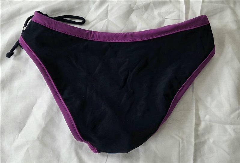 NWOT Asics XS Kaitlyn Reversible Sports Bikini Bottom Blue Purple 130027