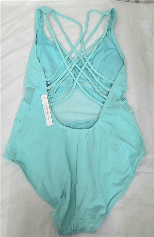 NWT Bleu Rod Beattie 14 Don't Mesh With Me Cross Back 1PC Mint Green 130045