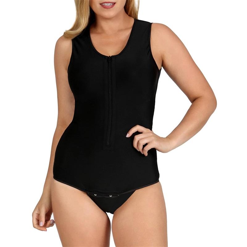 NWT InstantRecoveryMD Compression Shapewear Tank Bodysuit Black 130063