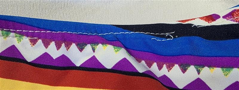 NWTd Anne Cole 16 Strapless Live In Color Twist Front Bandeau 1PC Stripe 130080