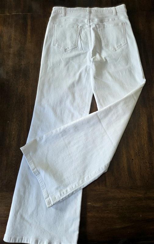 NWOTD Boston Proper 12 Malibu High-Rise Wide Leg Jean White 130097