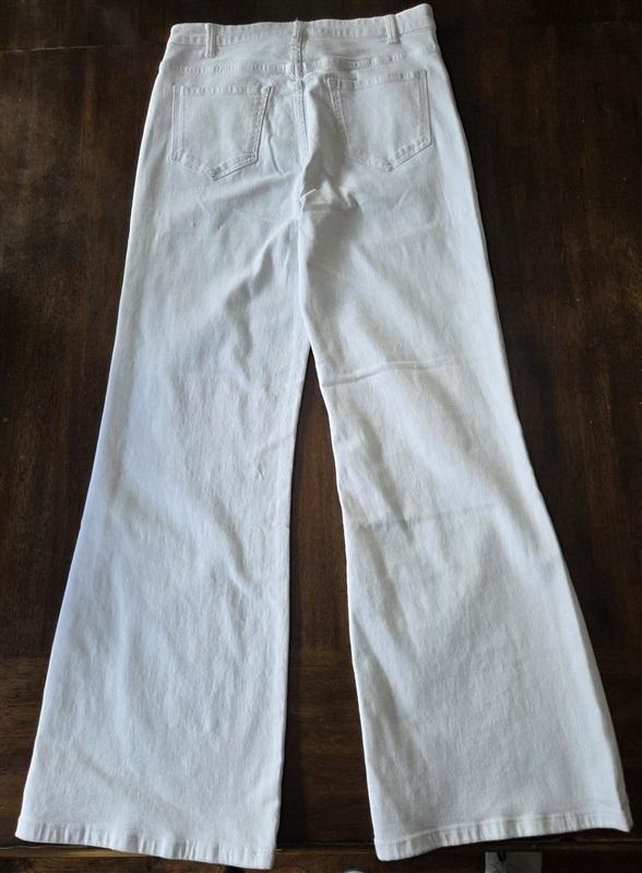 NWOTD Boston Proper 12 Malibu High-Rise Wide Leg Jean White 130097