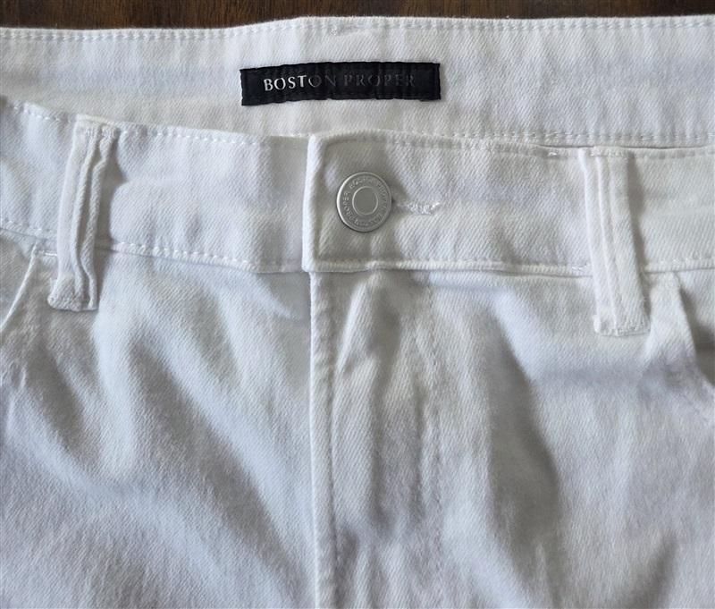 NWOTD Boston Proper 12 Malibu High-Rise Wide Leg Jean White 130097