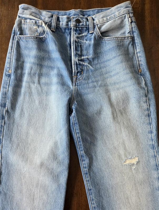 NWOT Pistola 26 Button Fly Distressed Leg Skinny Sample Jeans 130105