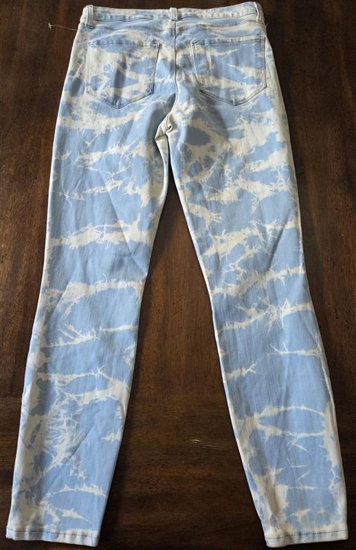 NWOT l'Agence 29 Skinny Jeans Bleach Dye Light Blue Jeans 130107