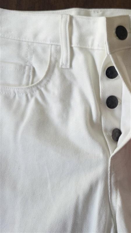 NWT Edwin 26 Developer Sample Slim Skinny Jeans White 130108