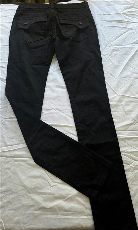 NWOT Rawkn 26 Straight Skinny Black Denim Jeans 130111