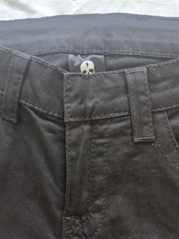 NWOT Rawkn 26 Straight Skinny Black Denim Jeans 130111