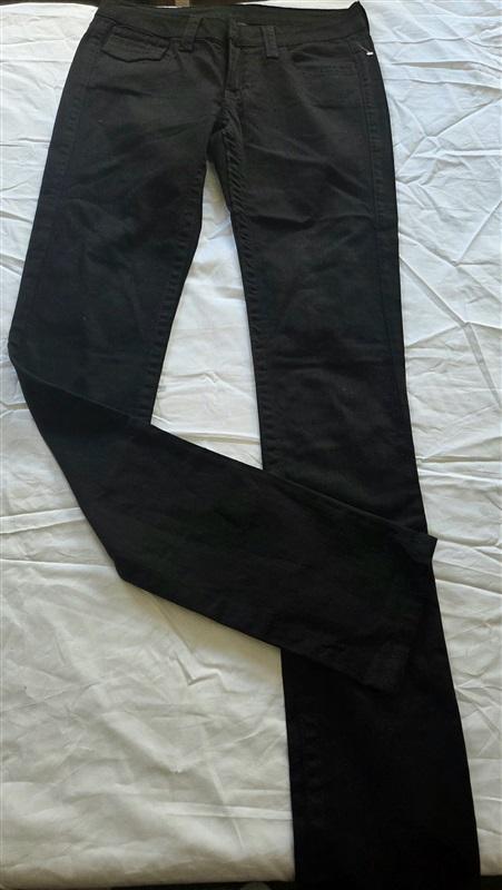 NWOT Rawkn 26 Straight Skinny Black Denim Jeans 130111