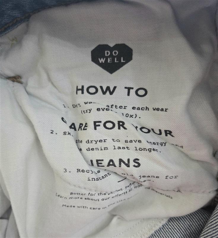 NWOTD Madewell 24P Perfect Vintage Straight Exposed Button Blue Jeans 130114
