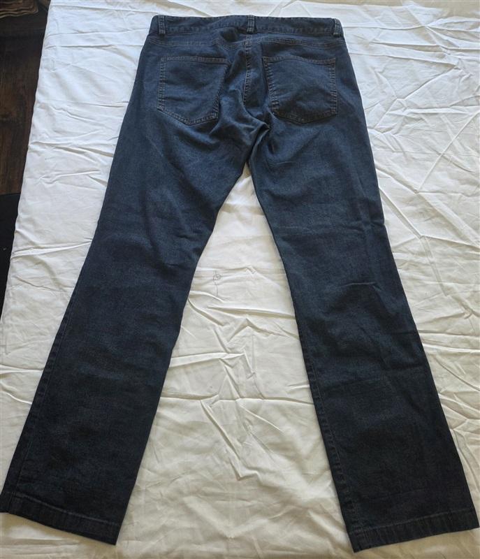 PO Eileen Fisher XS Denim 5 pocket Cropped Ankle Jeans 130115