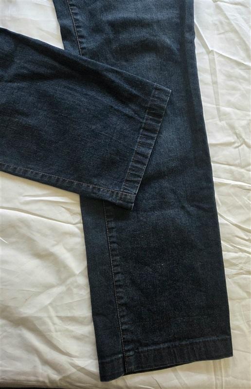 PO Eileen Fisher XS Denim 5 pocket Cropped Ankle Jeans 130115