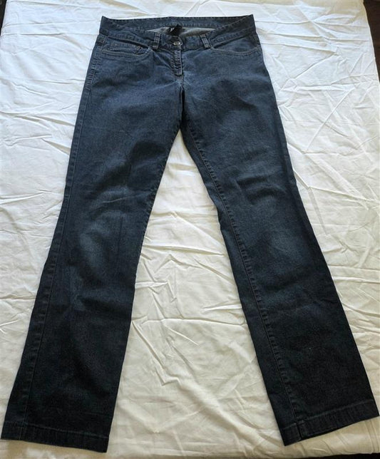 PO Eileen Fisher XS Denim 5 pocket Cropped Ankle Jeans 130115