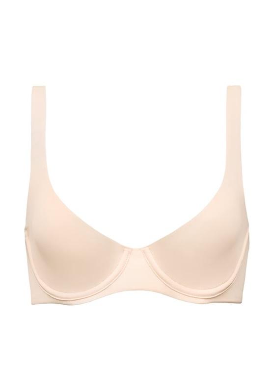 NWOT CUUP 38A The Triangle Underwire Micro Fiber LT Beige Bra 130125