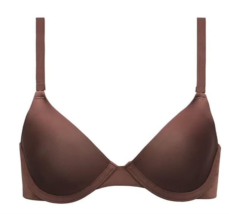 NWOT CUUP 38D The Triangle Underwire Micro Fiber Brown Bra 130131