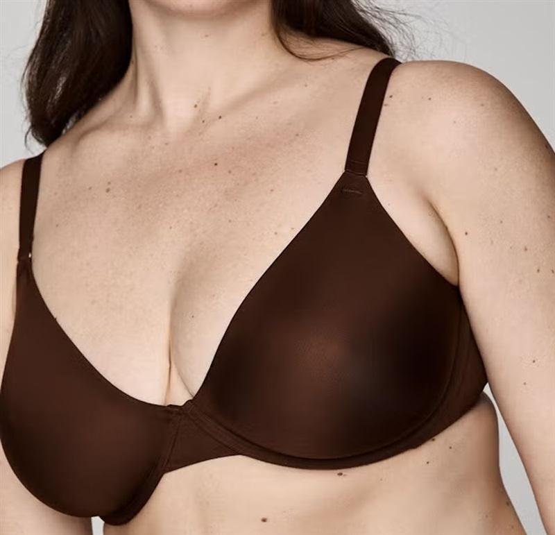 NWOT CUUP 38D The Triangle Underwire Micro Fiber Brown Bra 130131