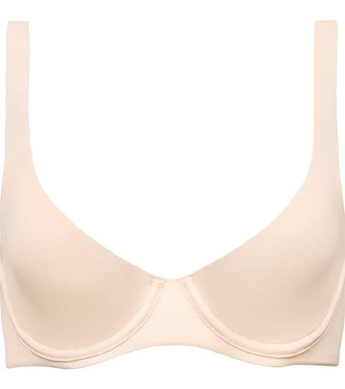 NWOT CUUP 32A The Triangle Underwire Micro Fiber LT Beige Bra 130139