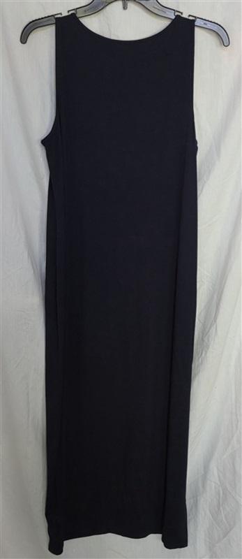 NWOT Eileen Fisher Stretch Knit Scoop Neck Tank Dress Navy Blue 130154
