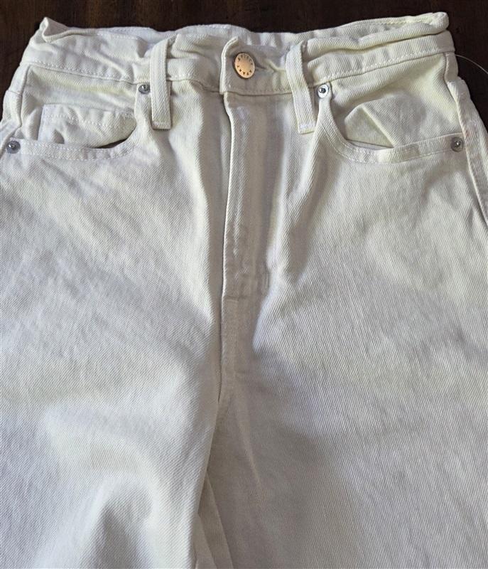 NWOT A Piece Apart 23 Camilla Jeans Ecru Denim 130156