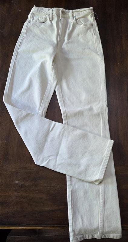 NWOT A Piece Apart 23 Camilla Jeans Ecru Denim 130156