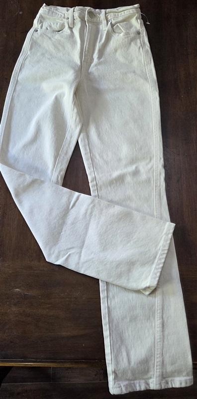 NWOT A Piece Apart 23 Camilla Jeans Ecru Denim 130156