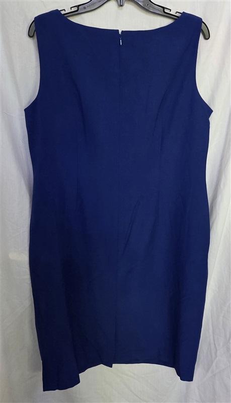 NWOT Le Suit 16P Petite Cobalt Blue Sleeveless Tank Dress 130159