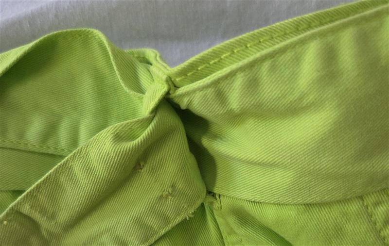 NWT Anthropologie Sanctuary 32 Lime Green Cargo Skort Belt 130165