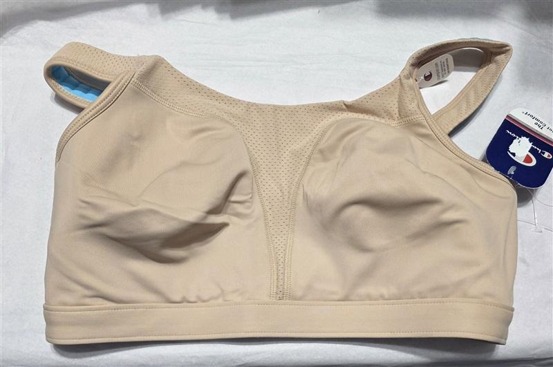 NWTD Champion 36D The Spot Comfort Sports Bra 1602 Beige 130169