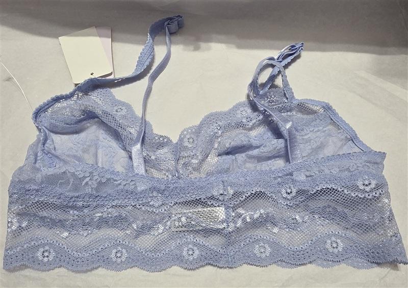NWT Wacoal b.tempt'd M 910182 Lace Kiss Blue Bralette 130179