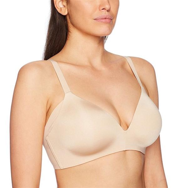 NWOT Wacoal 36DD Ultimate Side Smooth Wire Free T-Shirt Bra 852281 Beige 130187