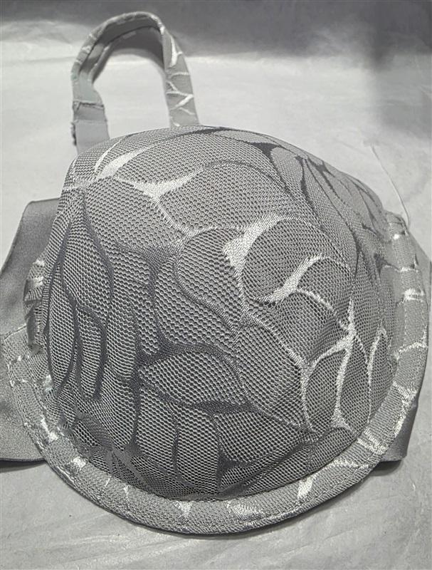 NWOT Bali 40C Beauty Lift No Show Support Tailor Underwire Bra 0085 Gray 130190