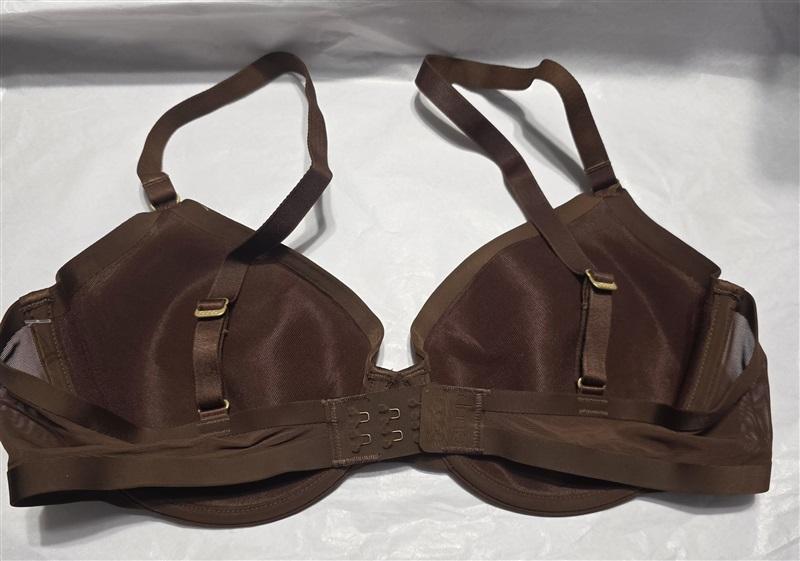 NWOTD CUUP 34C The Demi Modern T Shirt Brown Bra 130212