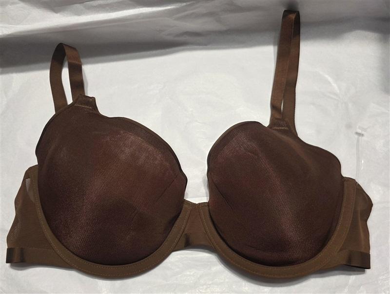 NWOTD CUUP 34C The Demi Modern T Shirt Brown Bra 130212