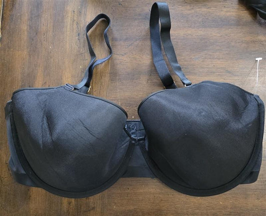 NWOT CUUP 36F The Demi Modern T Shirt Black Bra 130214