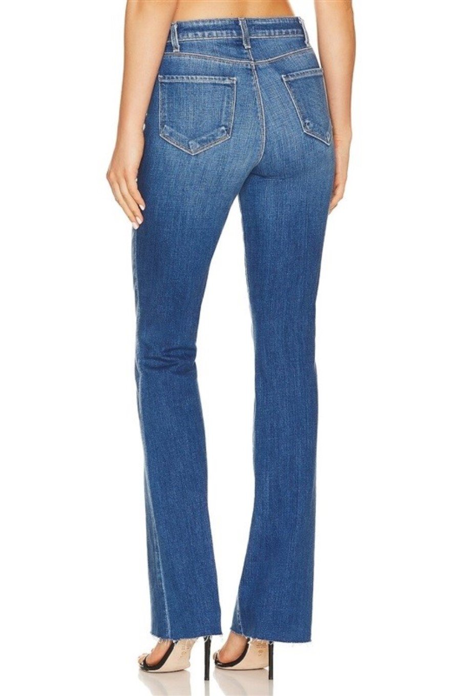 NWOT l'Agence 32 Ruth High Rise Straight Gold Chain Jeans 130220